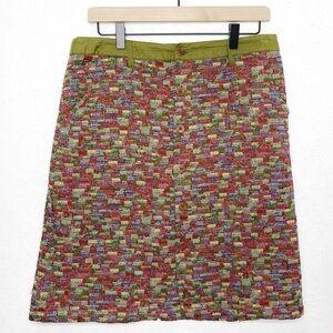 Territory Ahead Women’s Cotton Blend Boho Artsy Tapestry Skirt Size 8
